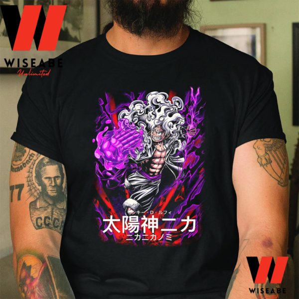 Luffy Gear 5 Power One Piece Anime T Shirt, One Piece Merchandise