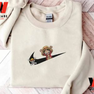 Embroidered Luffy Captain Of Straw Hat Pirates One Piece Sweatshirt, One Piece Merchandise