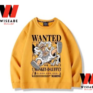 Cheap Monkey D Luffy Wanted Poster One Piece Sweatshirt