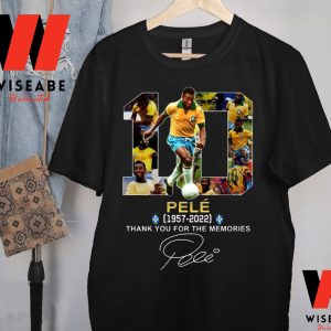 Retro Number 10 Of Brazil Football Thank For The Memories Pele T Shirt