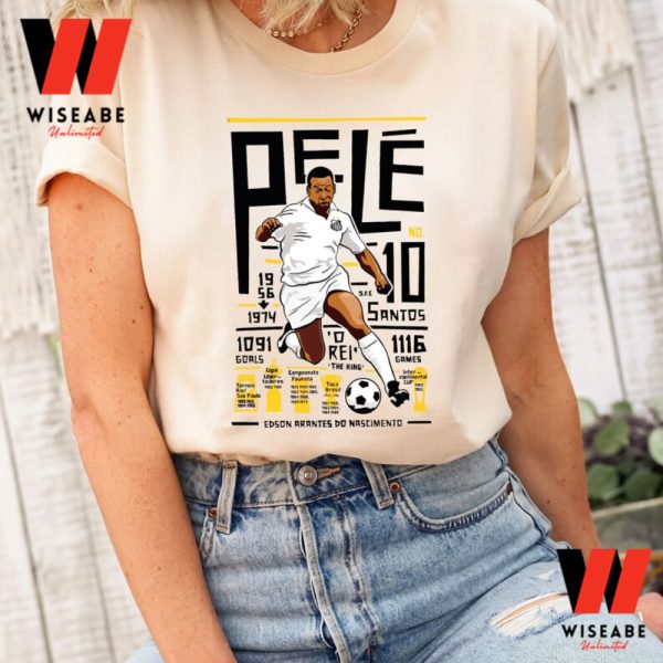 Memorial Brazil Football Legend Pele T Shirt