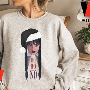 Unique Wednesday Addams Santa Sweatshirt
