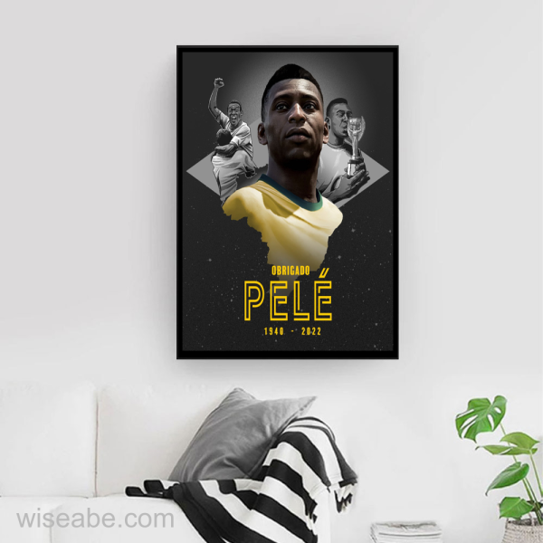 Memorial Lengend Of Brazil Football Pele Poster