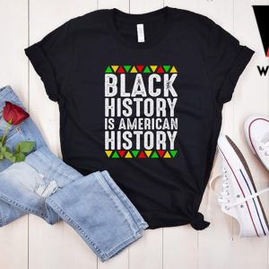 Black History is American History Pride African Americans T Shirt, Black Father's Day Gifts