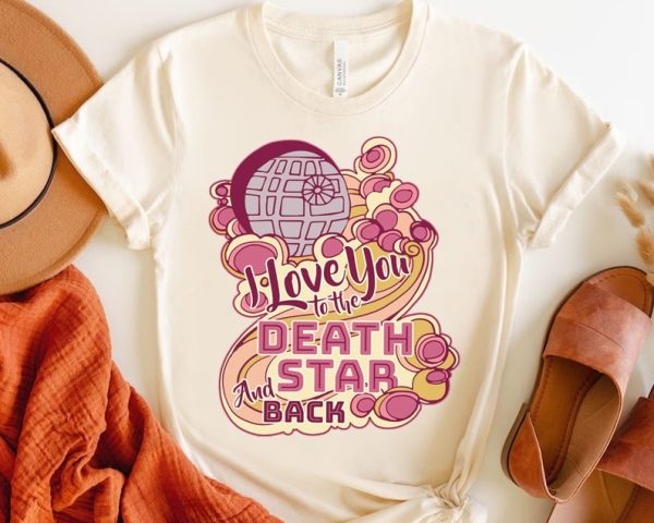 Star Wars I Love You To The Death Star And Back Valentines Day Couples Matching T Shirt