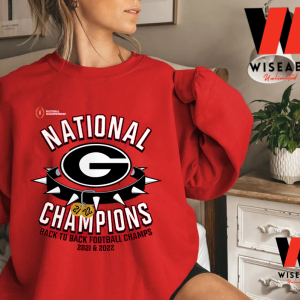 Georgia Bulldog Back To Back National Champions Sweatshirt