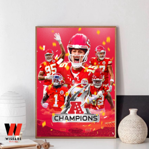 Kansas City Chiefs Super Bowl AFC Championship 2023 Poster