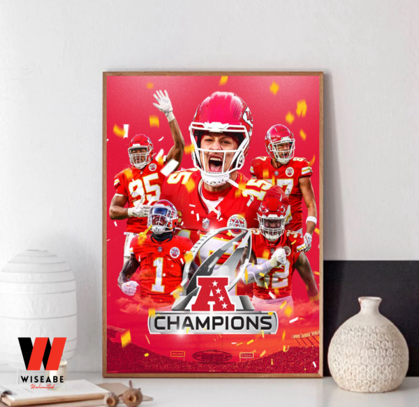 Kansas City Chiefs Super Bowl AFC Championship  2023 Poster