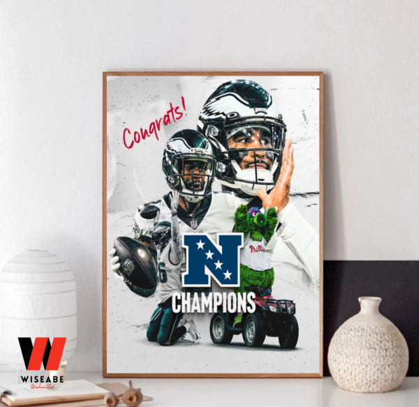 Congrats Philadelphia Eagles NFC Championship Poster