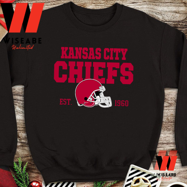 Cheap Kansas City Chiefs Est 1960 Sweatshirt, Valentines Day Gift For Boyfriend