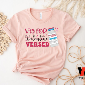 Funny Vis For Valentine Versed Nurse Valentine Women T Shirt