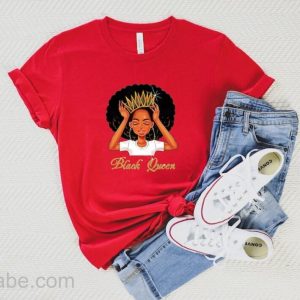 Melanin Black Queen Black History Month T Shirt, Gifts For Black Moms