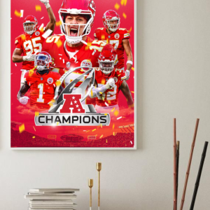 Kansas City Chiefs Super Bowl AFC Championship 2023 Poster