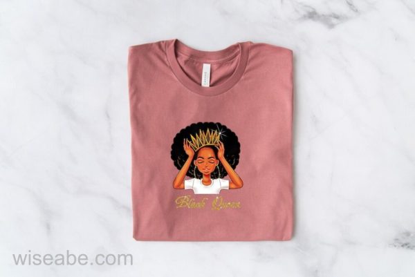 Melanin Black Queen Black History Month T Shirt,  Gifts For Black Moms