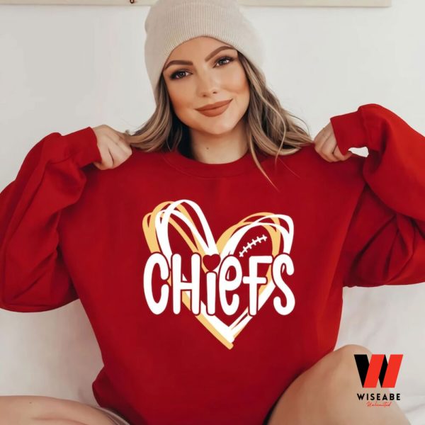 KC Chiefs In My Heart Kansas City Chiefs Womens Sweatshirt