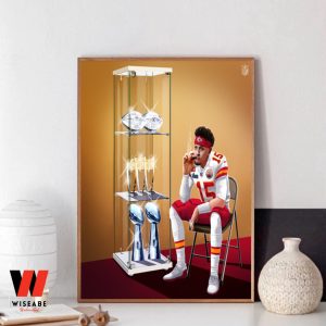 Patrick Mahomes MVP Kansas City Chiefs Super Bowl 2023 Champions Poster