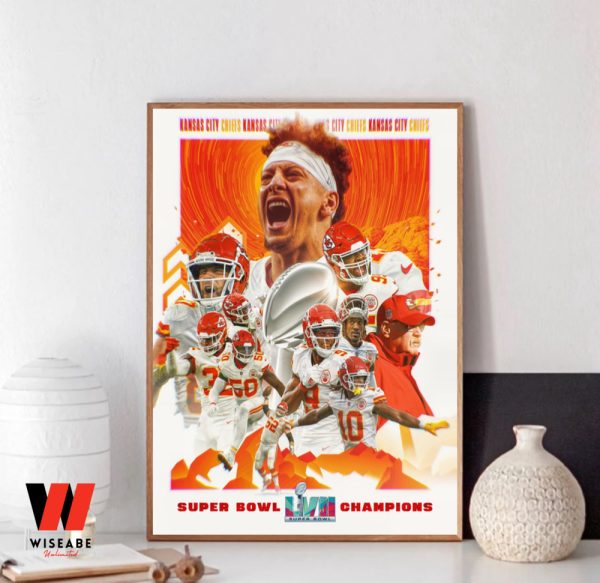 Kansas City Chiefs Super Bowl 2023 Champions Poster