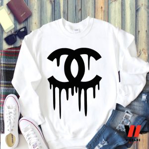 Cheap Dripping Chanel Logo Mens Sweatshirt, Gift For Father Day