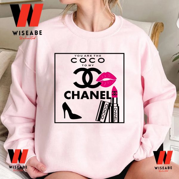 Cheap Lipstick And Heels Coco Chanel Inspired T Shirt, Birthday Gift For Your Mom
