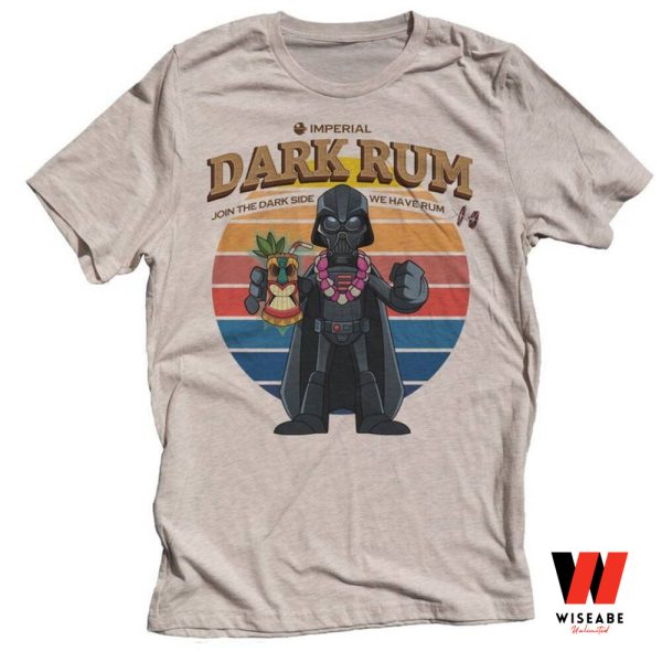 Imperial Dark Rum Join The Dark Side We Have Rum Darth Vader Star Wars T Shirt, Cheap Star Wars Merchandise