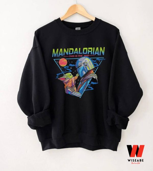 Boba Fett And Baby Yoda Star Wars Mandalorian Shirt, Cheap Star Wars Merchandise