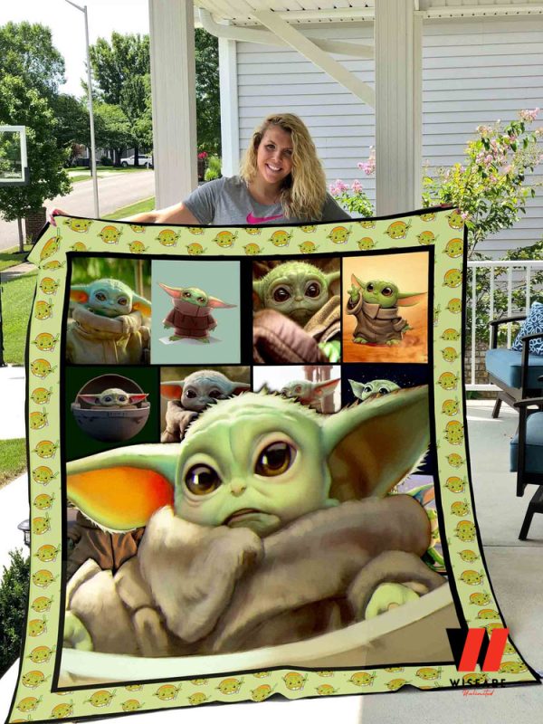 Unique Baby Yoda Star Wars Fleece Blanket, Cheap Star Wars Merchandise