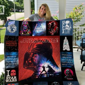 Darth Vader And Jedi Star Wars Quilt Blanket
