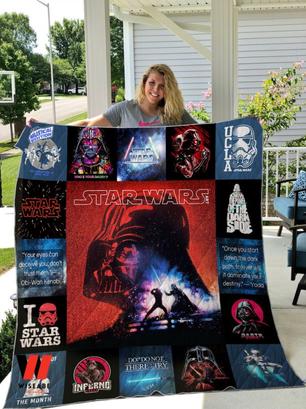 Darth Vader And Jedi Star Wars Quilt Blanket, Cheap Star Wars Merchandise
