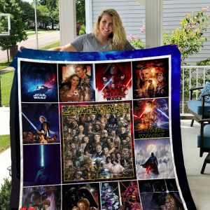 Retro Star Wars Scene Fleece Blanket, Cheap Star Wars Merchandise