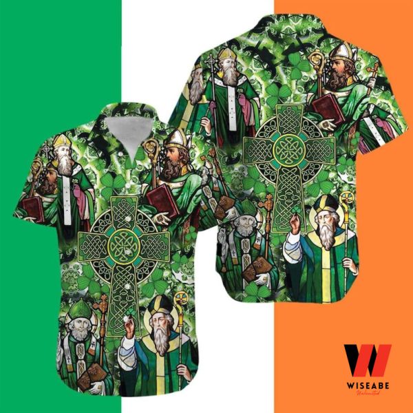 Irish Shamrock St Patricks Day Hawaiian Shirt, Unique St Patricks Day Gifts