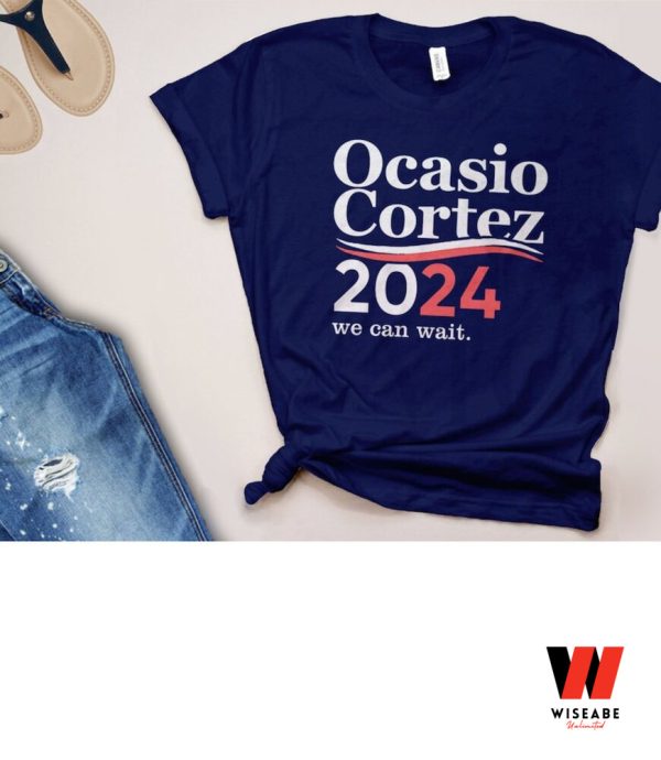AOC 2024 We Can’t Wait Alexandria Ocasio Cortez Shirt, Feminist Gift