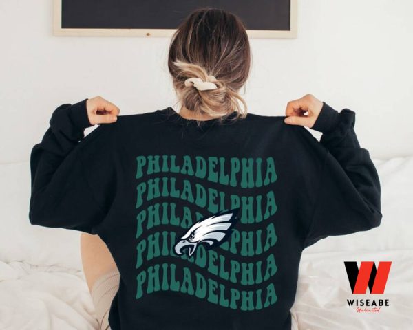 Retro Philadelphia Eagles Love Football Crewneck Sweatshirt
