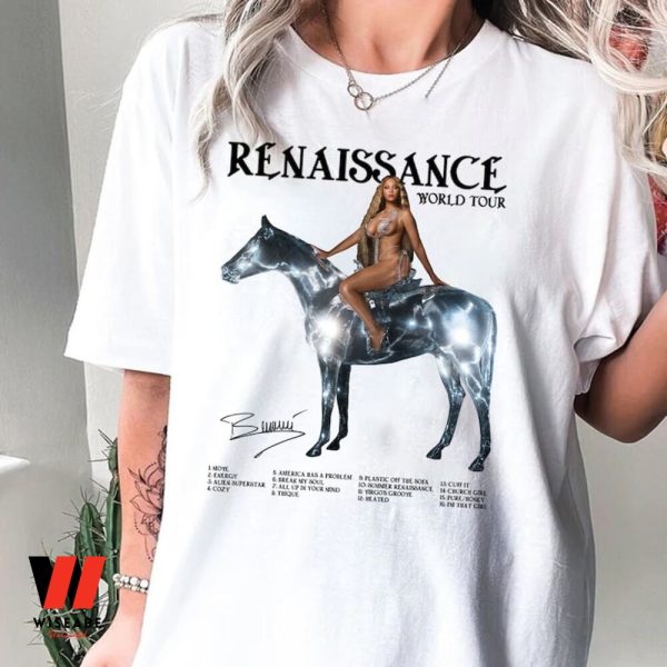 Renaissance World Tour Tracklist Beyonce Sweatshirt, Cheap Beyonce Merchandise