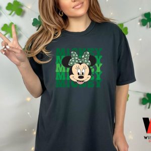 Retro Mickey Mouse Disney St Patricks Day Wo e s Shirt, Unique Disney St Patricks Day Gift