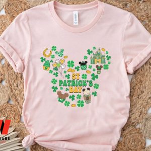 Disney Mickey Mouse Ears Shamrock Clover Couples St Patricks Shirt, Unique St Patricks Day Gifts