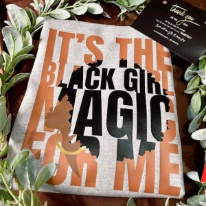 Black Girl Magic Crewneck, Melanin Love and Confidence Sweater