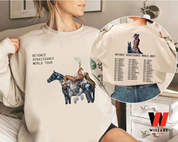Cheap Beyoncé Horse Renaissance World Tour Tracklist 2023 Sweatshirt, Cheap Beyoncé Merchandise
