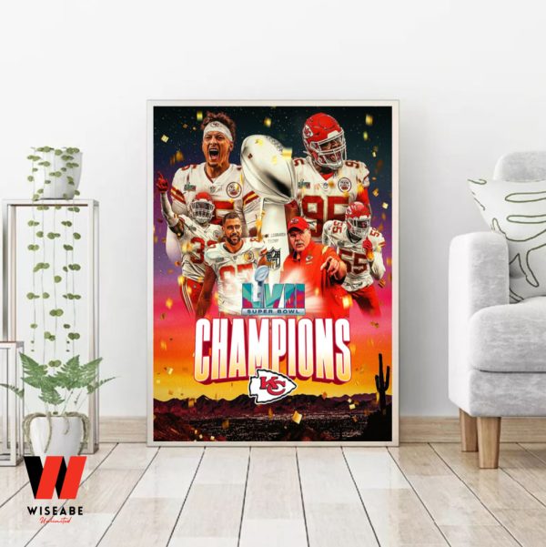 Kansas City Chiefs Super Bowl LVII Champions 2023 Poster
