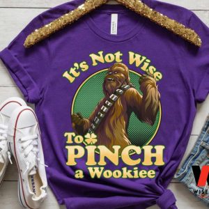 Retro Its Not Wise To Pinch A Wookiee Chewbacca Star Wars T Shirt, Cheap Star Wars Merchandise