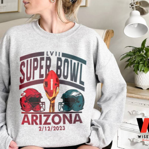 Retro Super Bowl LVI Between Philadelphia Eagles And Kansas City Chiefs 2023 Crewneck Sweatshirt