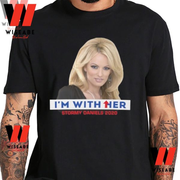 Cheap Im With Her Stormy Daniels T Shirt