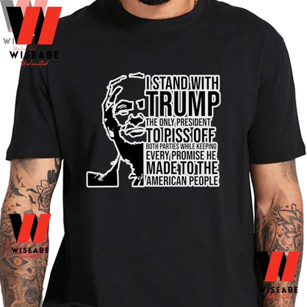 I Stand With Trump Free Trump T Shirt
