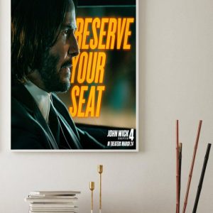 Serve Your Seat John Wick 4 Poster
