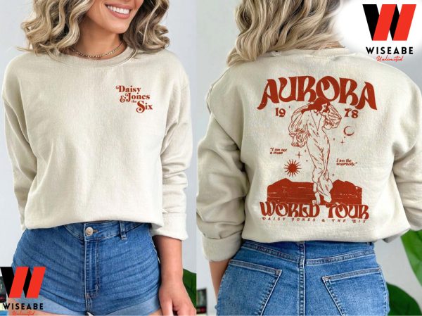 Vintage Daisy Jones And The Six The Aurora World Tour 1978 T Shirt