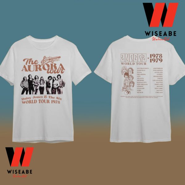 Vintage Aurora World Tour 1978 Daisy Jones And The Six T Shirt