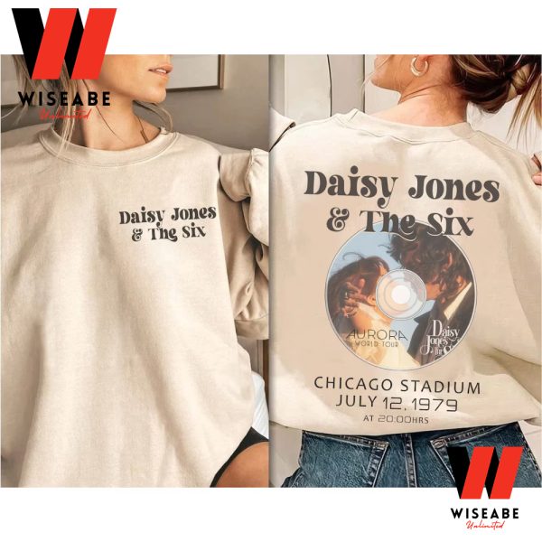 Vintage Chicago Stadium Daisy Jones And The Six Aurora World Tour T Shirt
