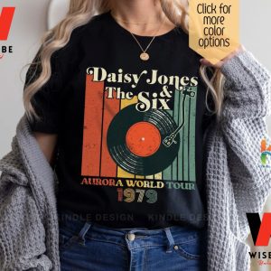 Vintage Aurora World Tour 1979 CDs Daisy Jones And The Six T Shirt
