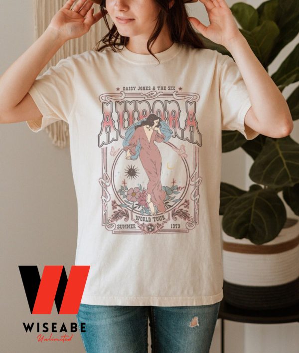 Vintage The Aurora World Tour Daisy Jones And The Six Womens T Shirt