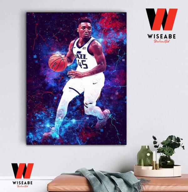 NBA Basketball Cleveland Cavaliers Player Donovan Mitchell Poster