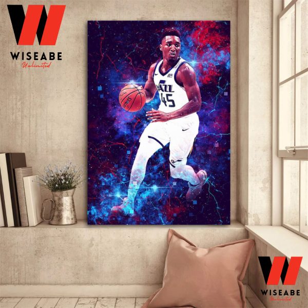 NBA Basketball Cleveland Cavaliers Player Donovan Mitchell Poster